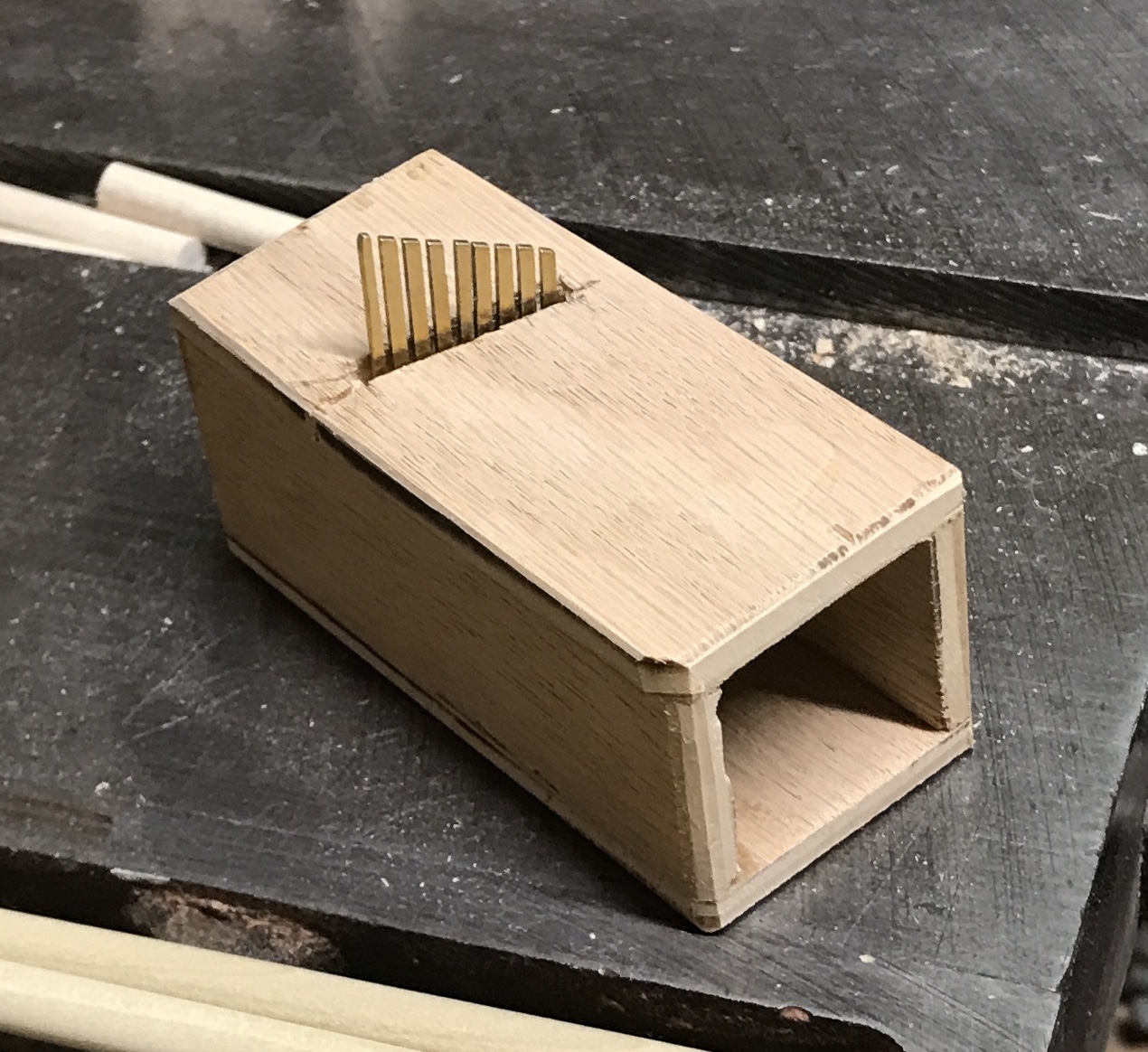 The music box sanded